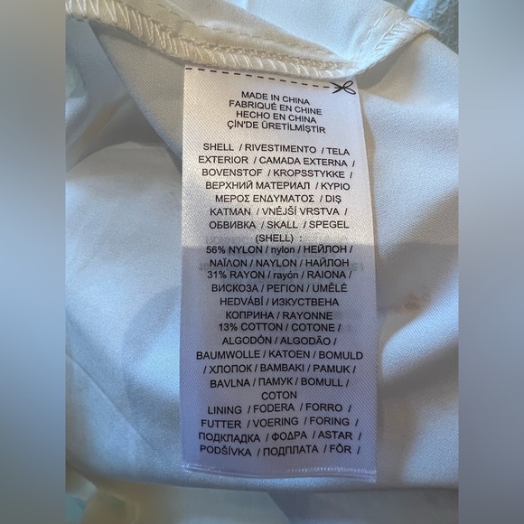 Lauren Ralph Lauren | Matte Ivory Flutter-Sleeve Midi Dress - Picture 7 of 7